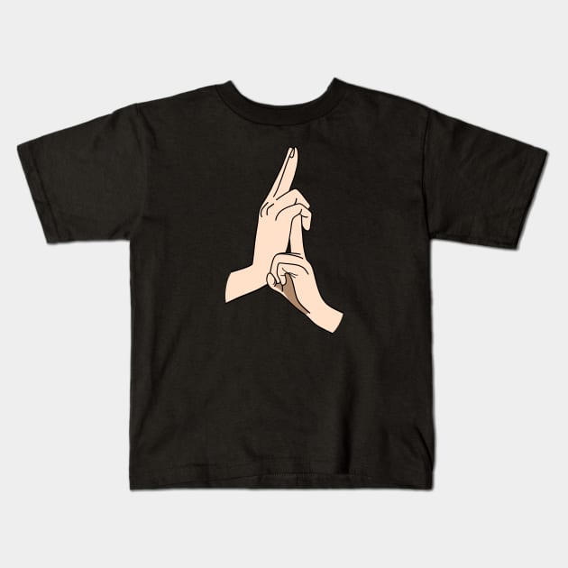 Hands Kids T-Shirt by HEXIZ